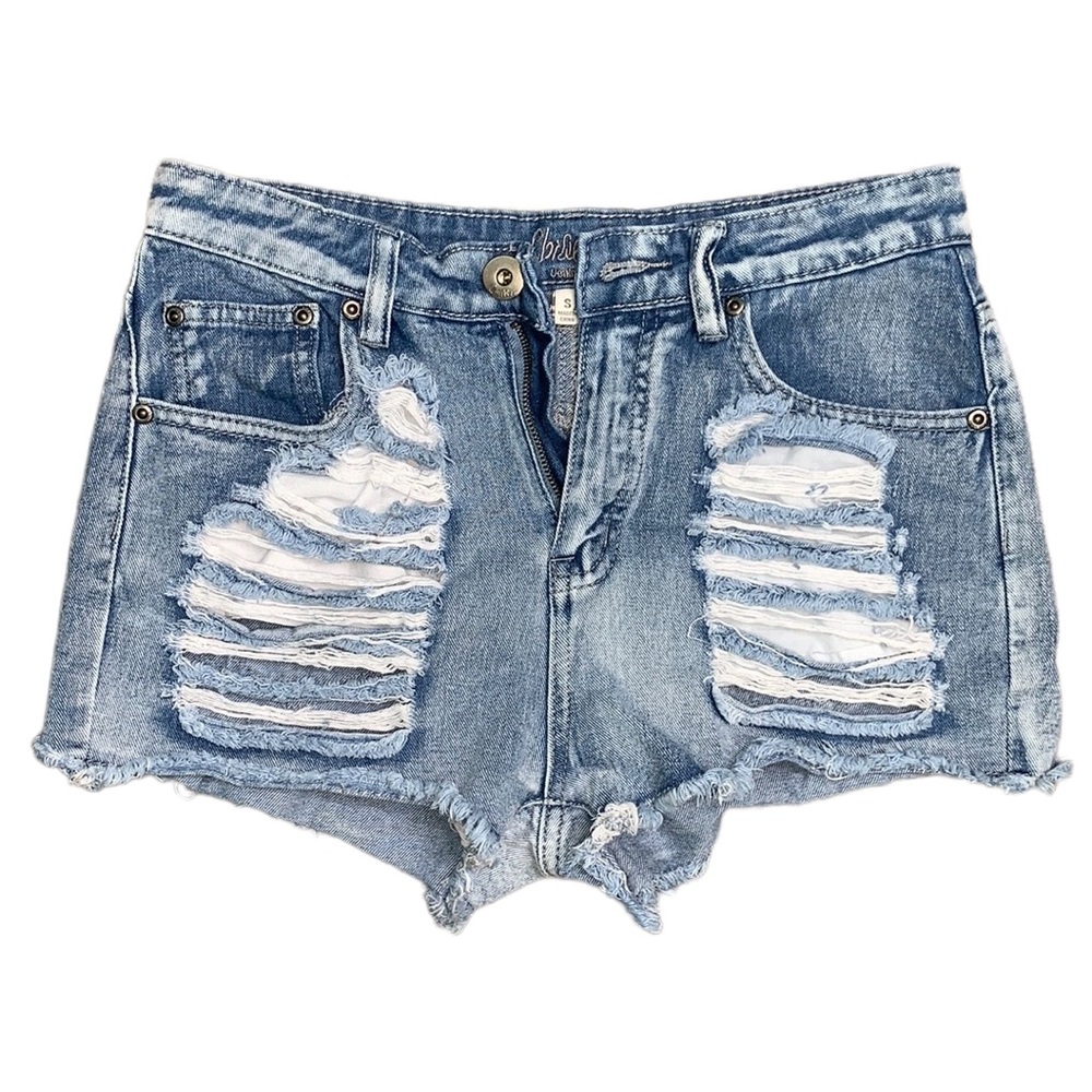 Daisy Duke Distressed Denim Shorts